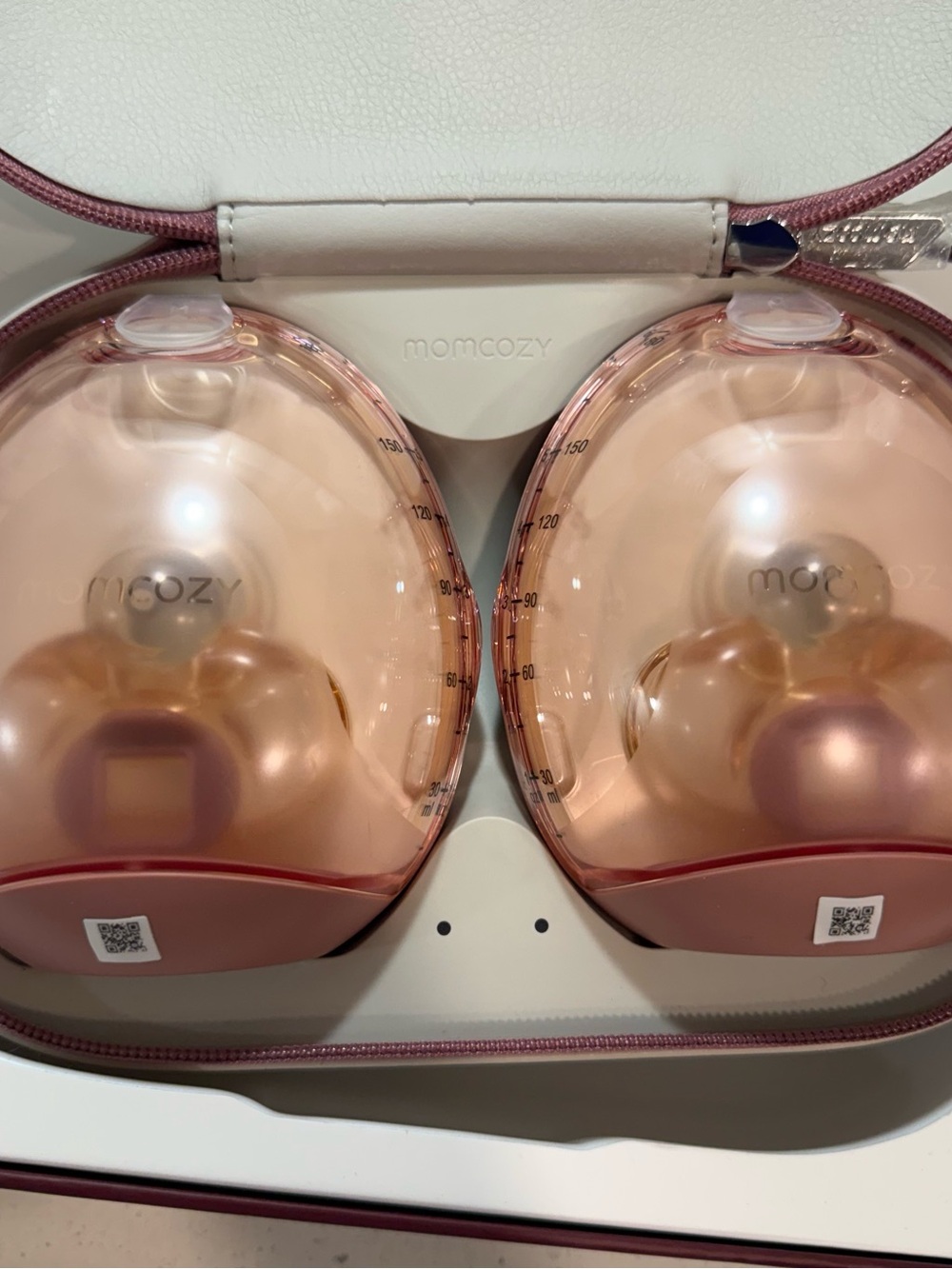 momcozy Air 1 Ultra-Slim Breast Pump - Pink - Picture 11 of 14